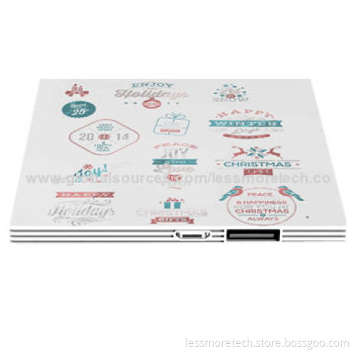 Christmas Gift Power Bank, Super-Slim, Only 7.5mm, 1,800-2,600mAh